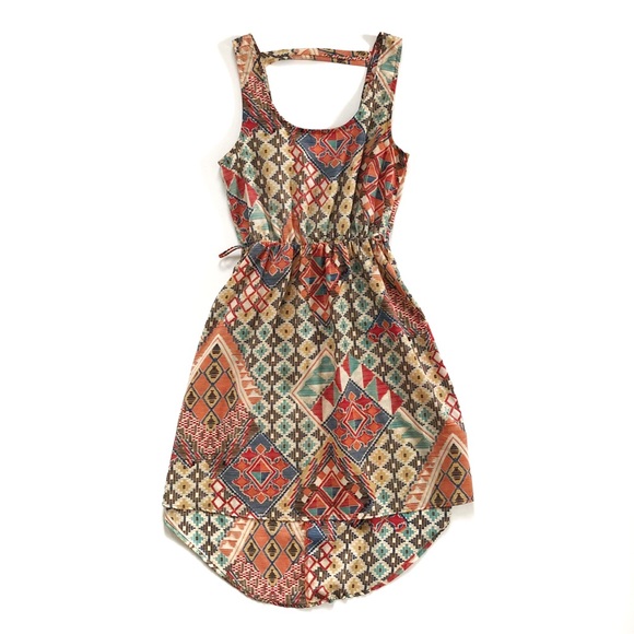 Love Culture Dresses & Skirts - Love Culture Patterned High Low Dress